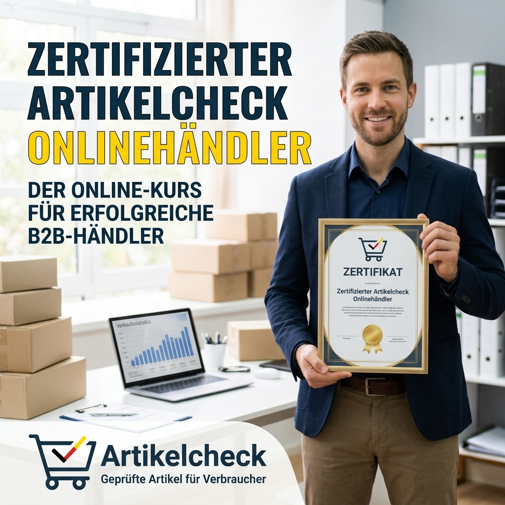Zertifizierter Artikelcheck Onlinehändler 